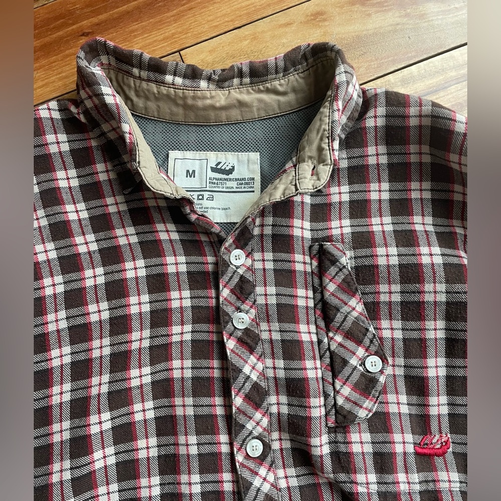 Alphanumeric Flannel Shirt - Picture 2 of 3